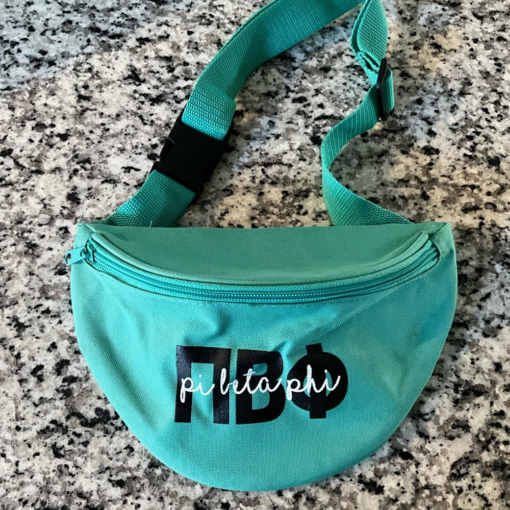 Pi Beta Phi Teal Belt Bag